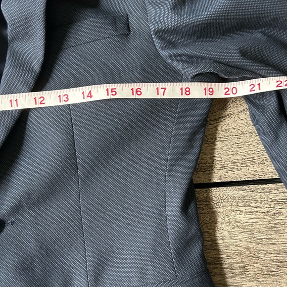 Men’s Navy Banana Republic Sport Coat Blazer Suit Jacket size 36R - Picture 9 of 10